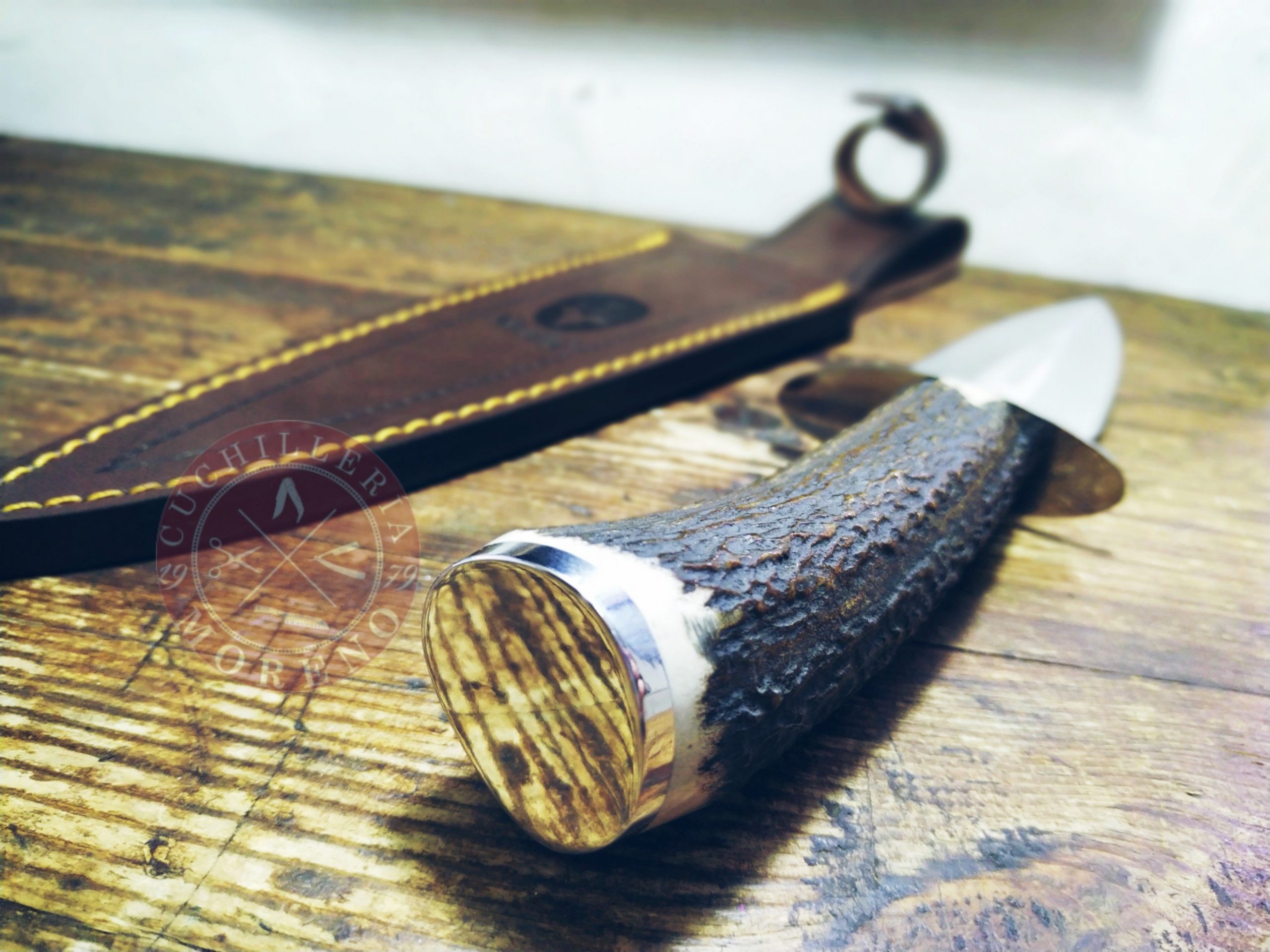 cuchillo de remate caza muela caribu a