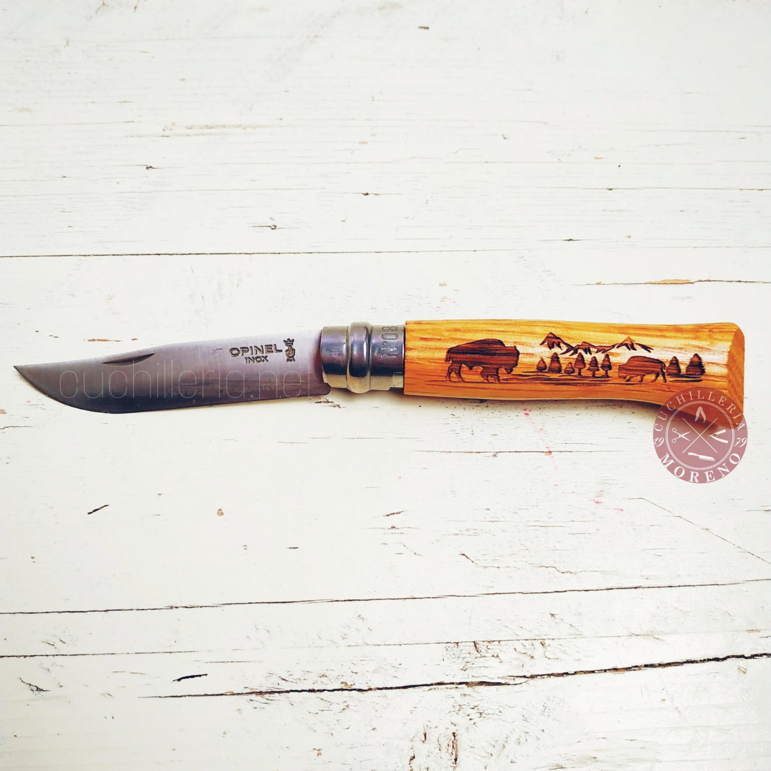 navaja opinel animalia bisonte oso alce