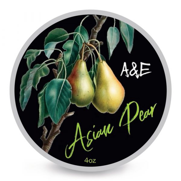 jabon de afeitar a&e asian pear