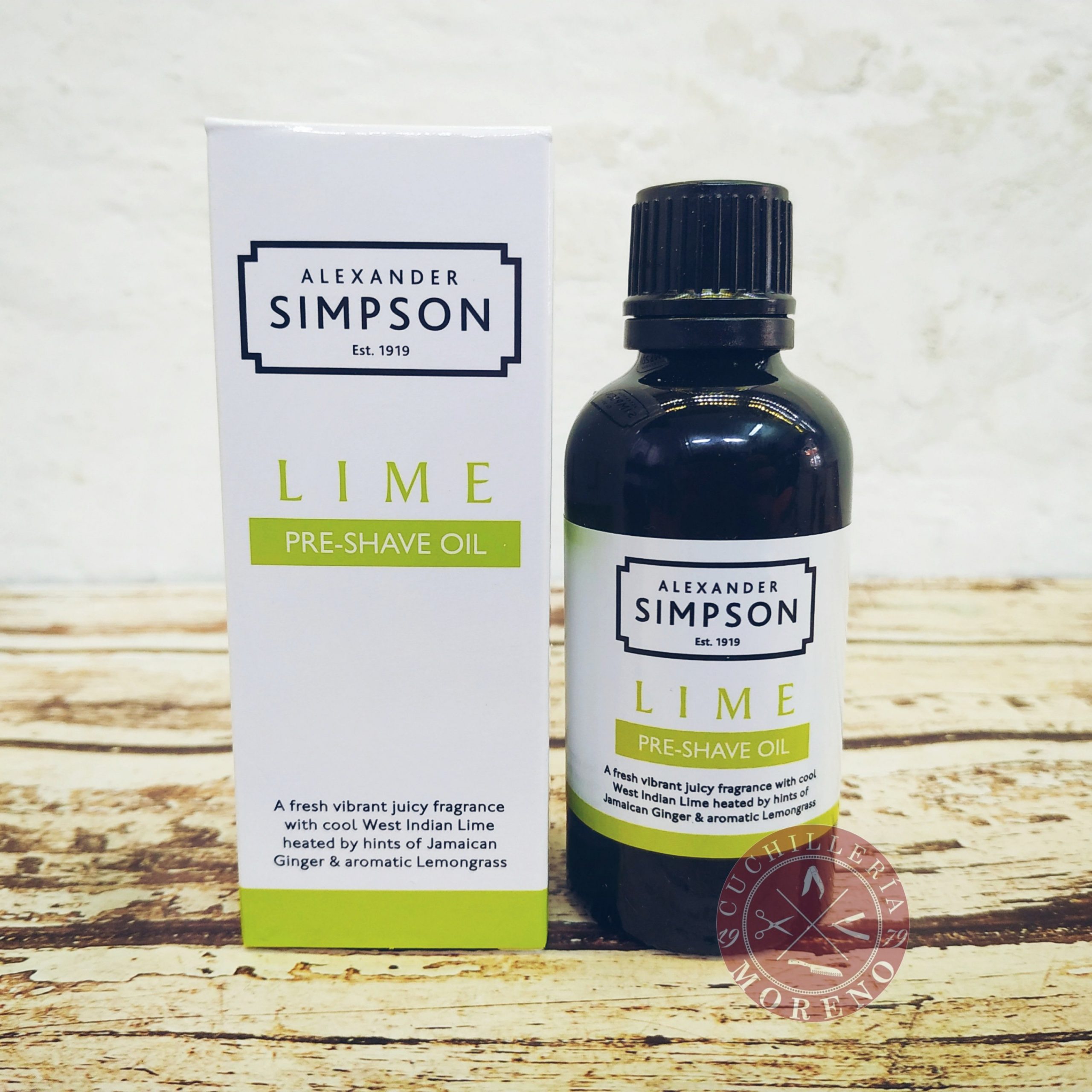 ACEITE PRE AFEITADO BAY RUM lima SIMPSON