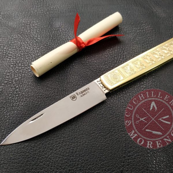 Navaja Artesana CALIFAL Expósito Latón