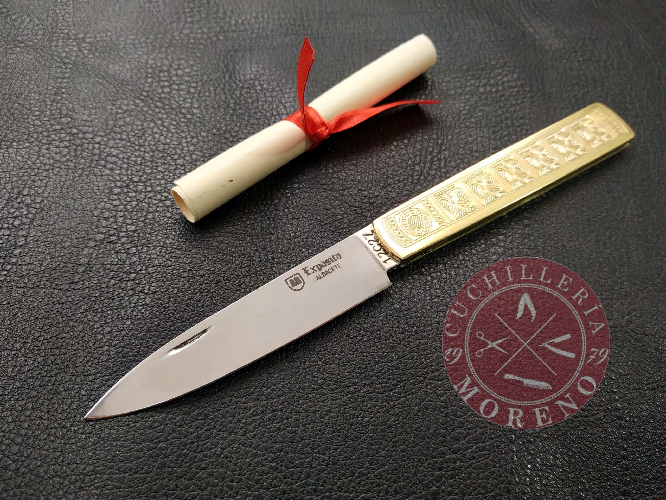 Navaja Artesana CALIFAL Expósito Latón