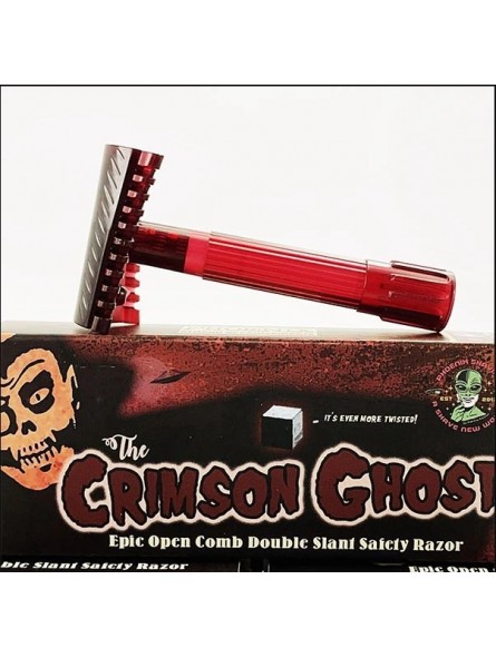 Maquinilla de Afeitar Clásica Slant CRIMSON GHOST Phoenix Artisan