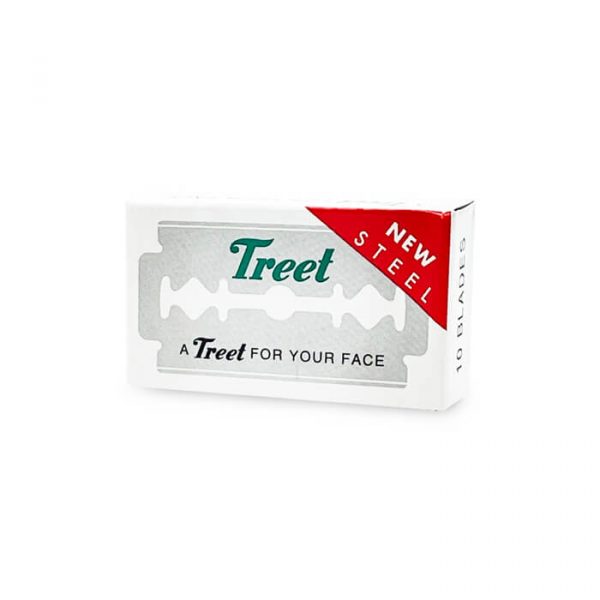 Cuchillas de Afeitar Doble Filo TREET NEW STEEL 10 unidades