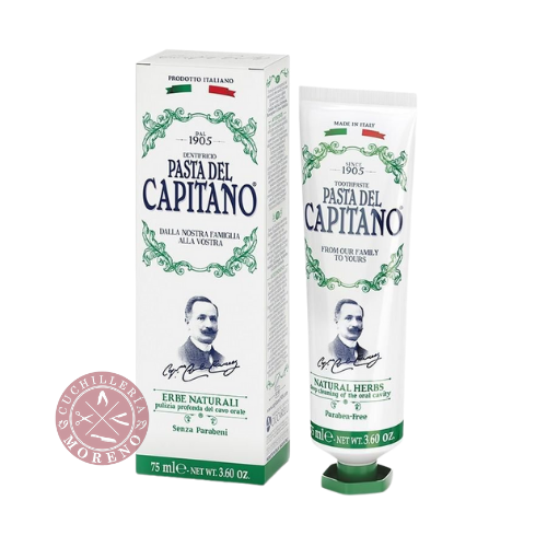 Dentífrico HIERVAS NATURALES Pasta del Capitano 1905 75ml