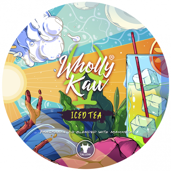 Jabón de Afeitar ICED TEA Wholy Kaw 114g