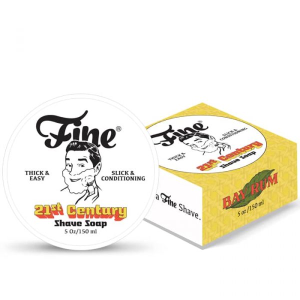 Jabón de Afeitar Fine  Accoutrements BAY RUM 150 ml Nueva Fórmula