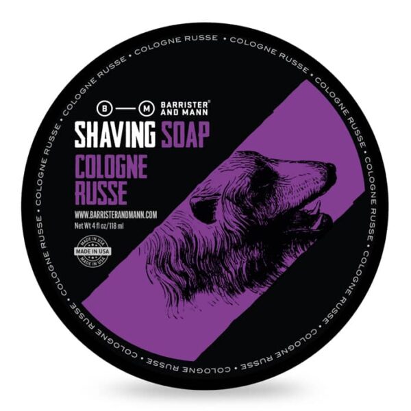 Jabón de Afeitar BARRISTER & MANN COLOGNE RUSSE 118ML