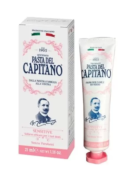 Dentífrico SENSITIVE Pasta del Capitano 1905 75ml