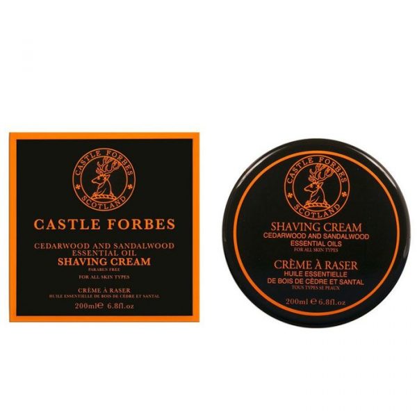 Crema de Afeitar CASTLE FORBES CEDRO Y SÁNDALO 200ml