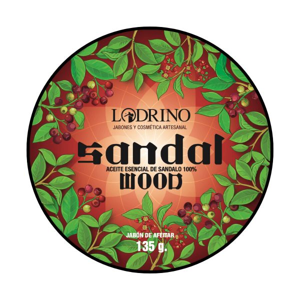 Jabón de Afeitar Artesanal SANDALWOOD Lodrino 150g