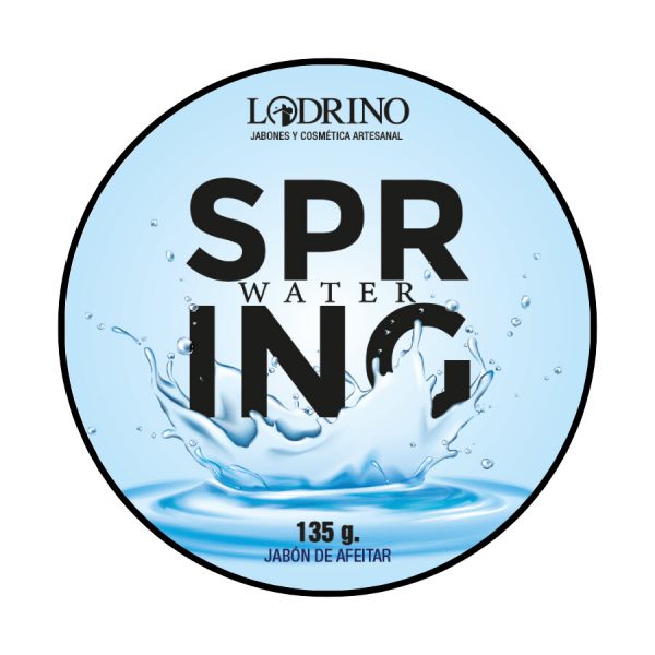 Jabón de Afeitar Artesanal SPRING WATER Lodrino 150g