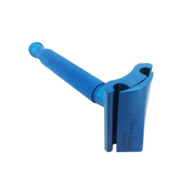 Maquinilla de afeitar Clásica ALPHA ECLEPTIC SLANT Aluminio Azul - Imagen 3
