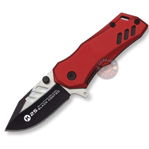 Navaja Táctica de Bolsillo K25 18680 Roja