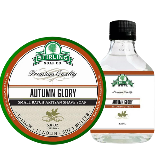 Jabón de Afeitar y After Shave Loción AUTUMN GLORY Stirling