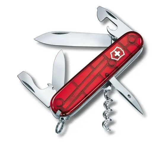 Navaja Suiza Multiusos VICTORINOX SPARTAN Roja Translúcida