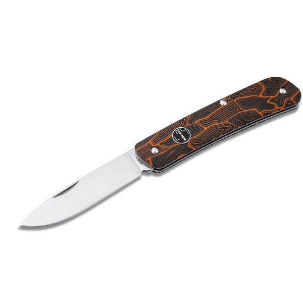Navaja BOKER PLUS TECH TOOL DAMASCO NARANAJA G10