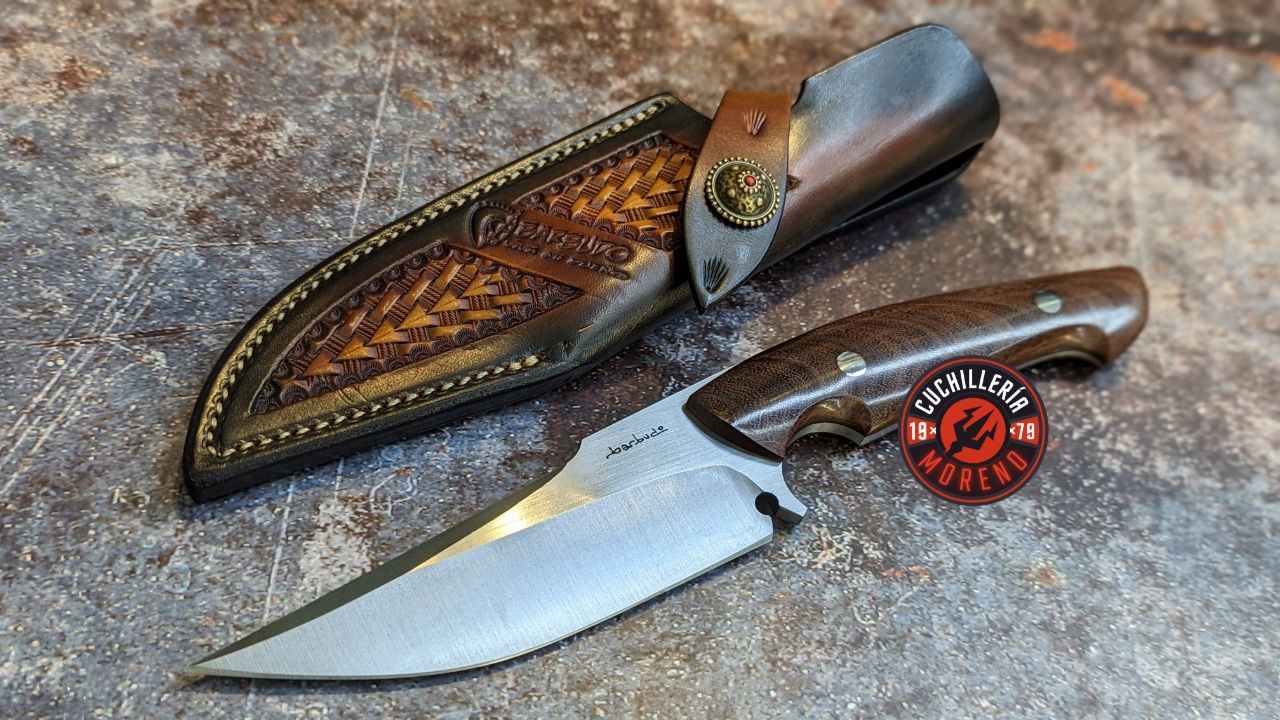 Cuchillo Artesanal Barbudo MACHITO "EL GUAPO" Madera de GUAYACAN - Imagen 3