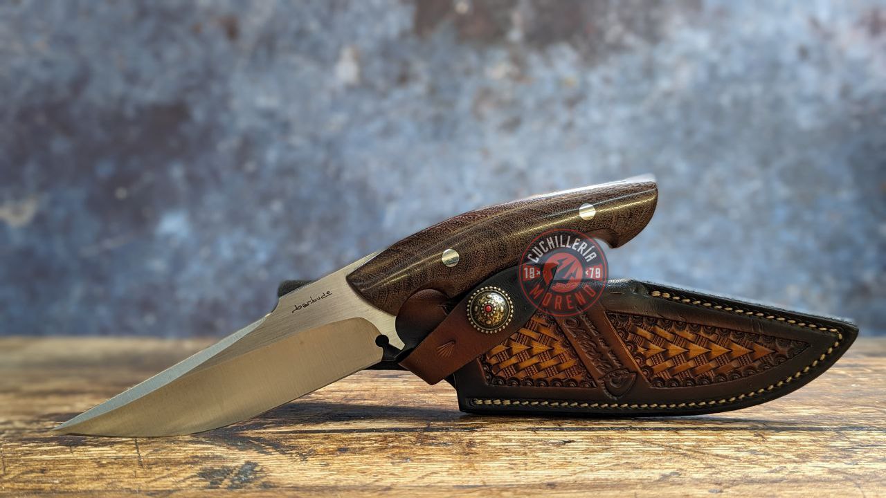 Cuchillo Artesanal Barbudo MACHITO "EL GUAPO" Madera de GUAYACAN - Imagen 2