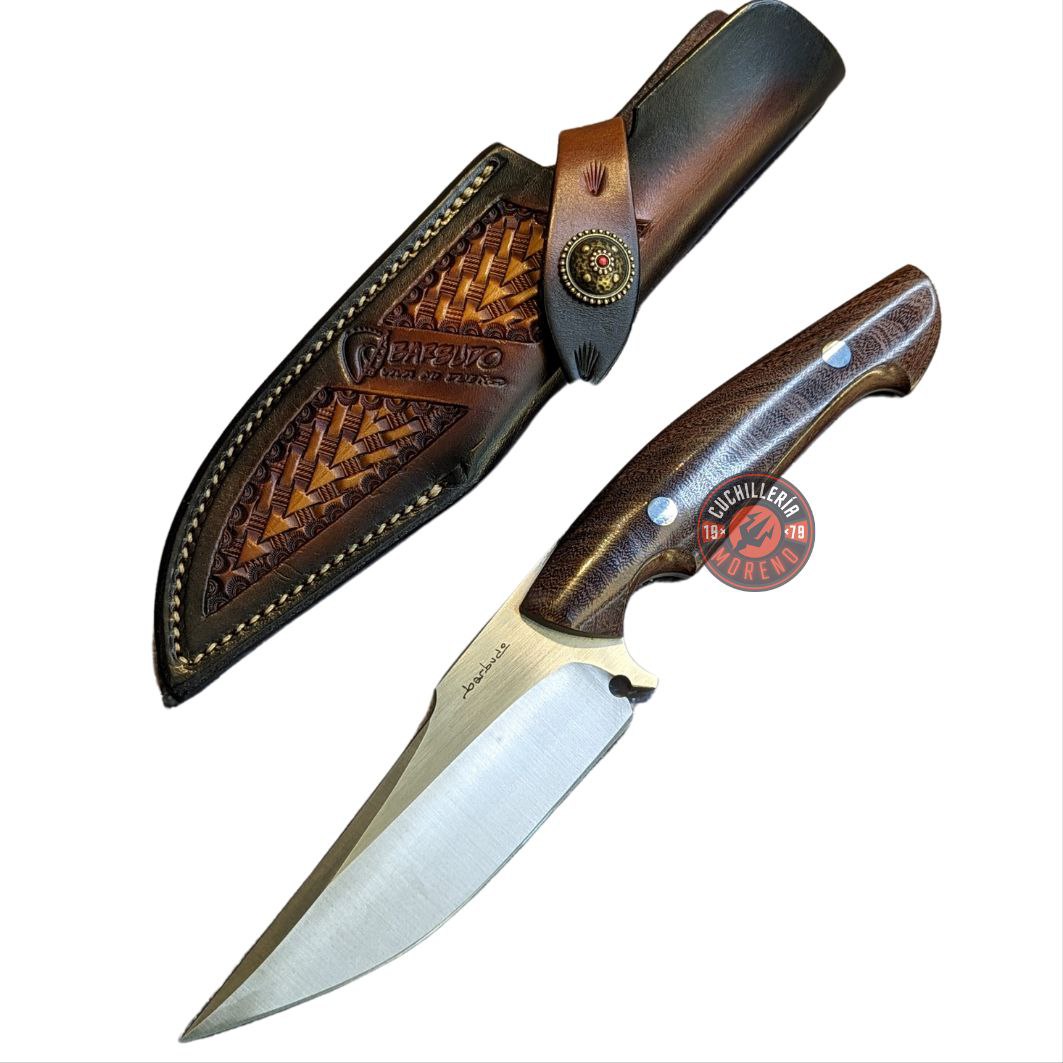 Cuchillo Artesanal Barbudo MACHITO "EL GUAPO" Madera de GUAYACAN