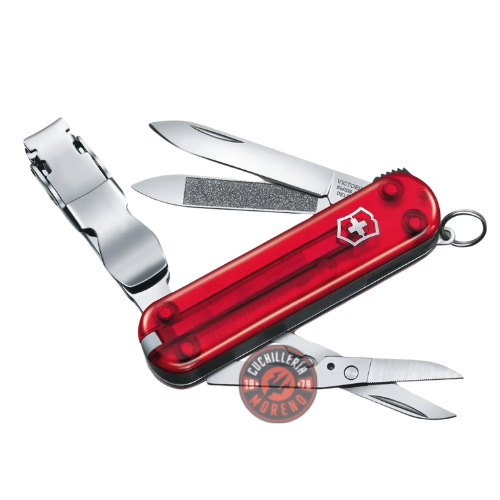Victorinox NAILCLIP 580 Rojo Translúcido