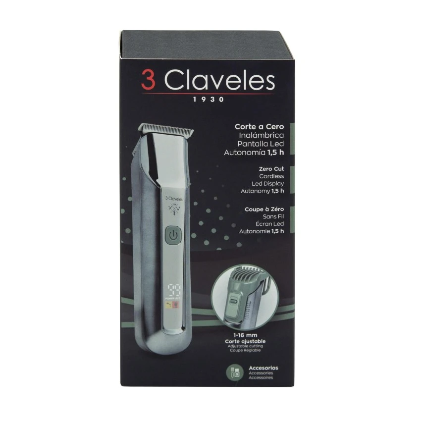 Recortadora Barba y Corporal Inalámbrica 3 CLAVELES - Imagen 5