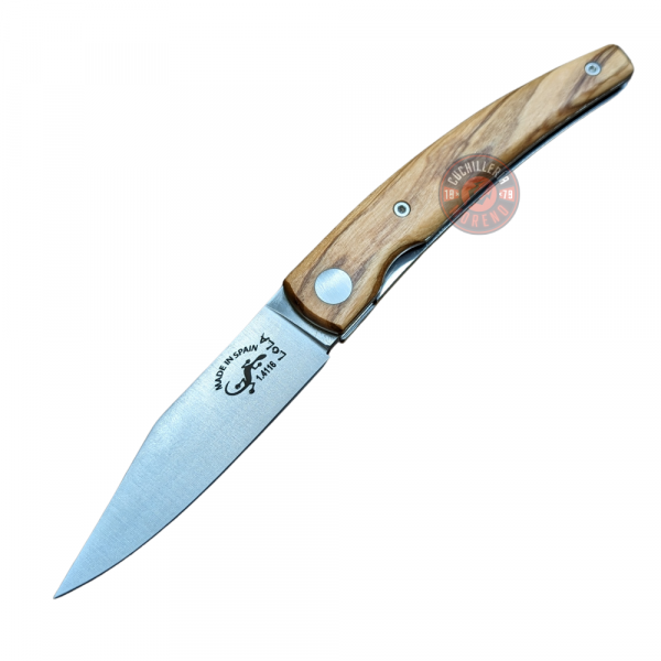 Navaja SALAMANDRA LOLA Madera de Olivo