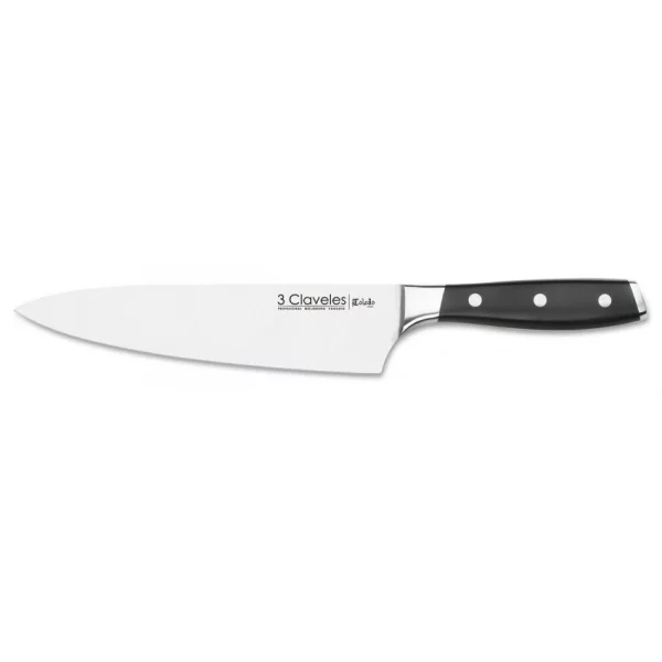 Cuchillo Cocinero 3CLAVELES TOLEDO 20cm