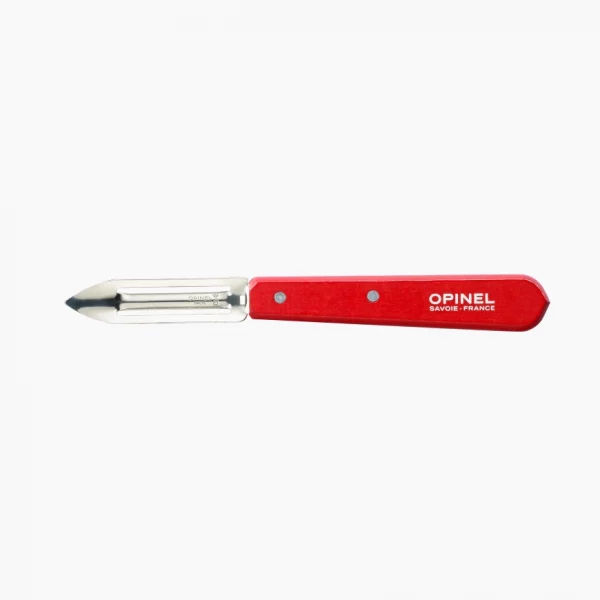 Pelador Microdentado Verduras OPINEL Rojo