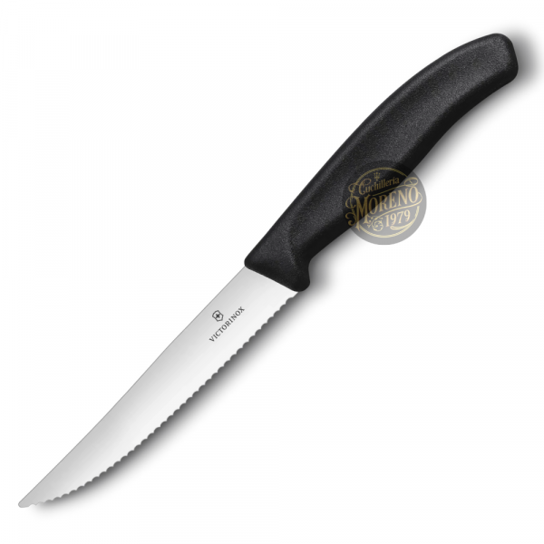 Cuchillo de Mesa Bistec Sierra VICTORINOX GOURMET SWISS CLASSIC Negro