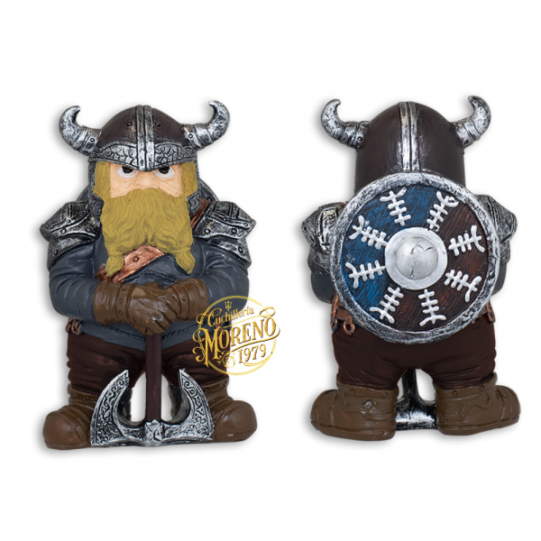Figura de Resina Vikingo DOUBLE AXE Tole10 10,5cm