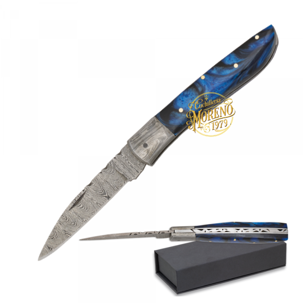 Navaja Damasco ALBAINOX FANTASY BLUE SEA