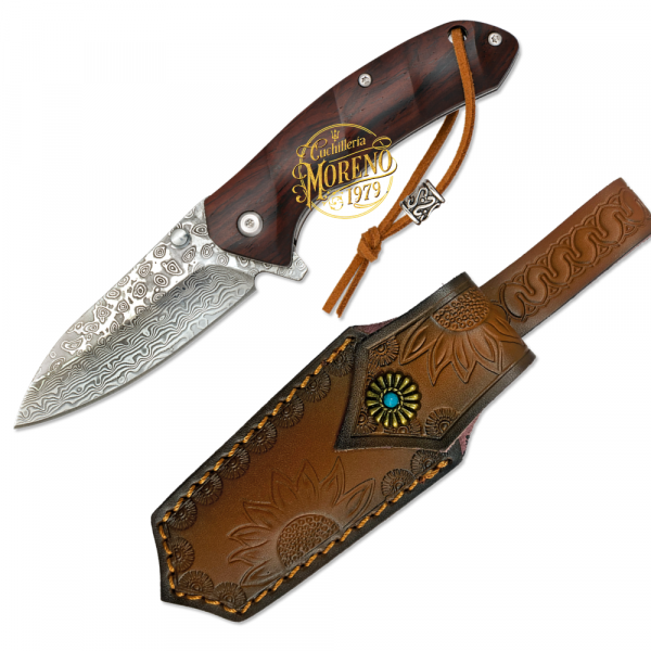 Navaja ALBAINOX Damasco Rodamientos con Funda