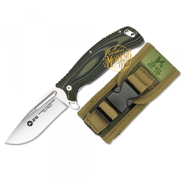 Navaja K25 CNC G.10 Verde Negro