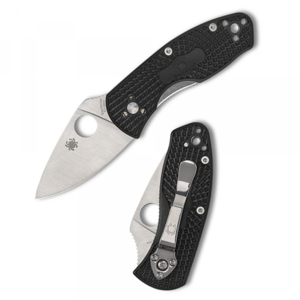 Navaja SPYDERCO AMBITIOUS FRN Negro Filo Liso