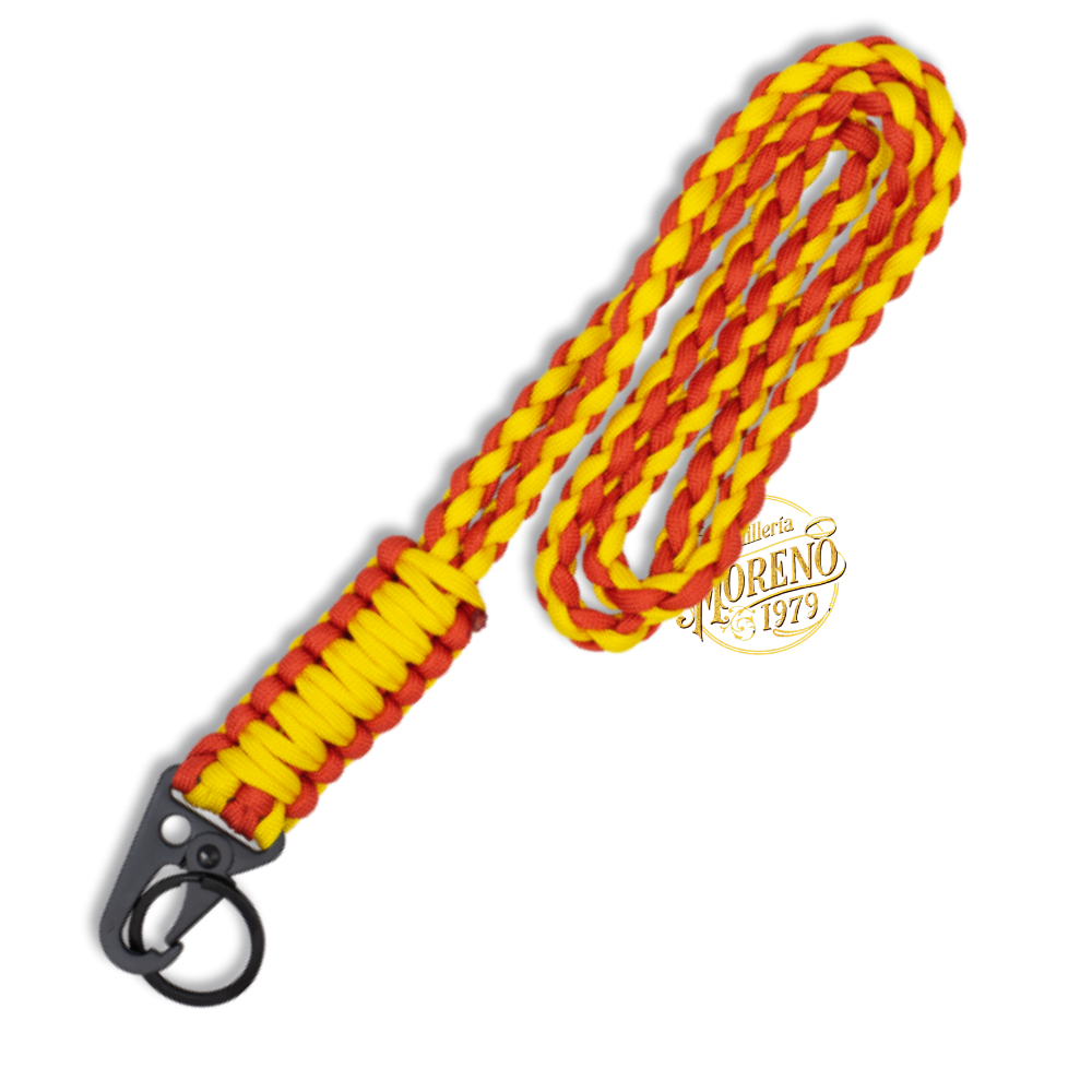 Llavero BARBARIC Paracord Mosquetón Metálico España
