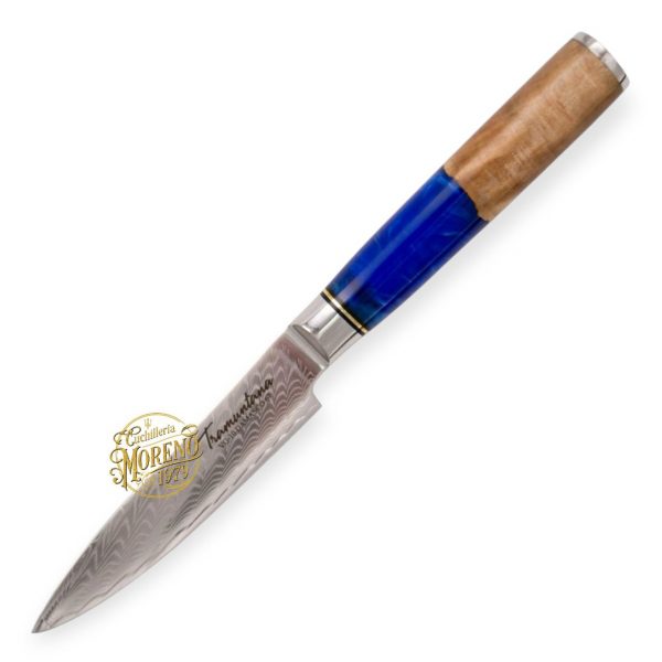 Cuchillo Cocina Utilitario TRAMUNTANA Damasco VG10 Madera Epoxi CD05