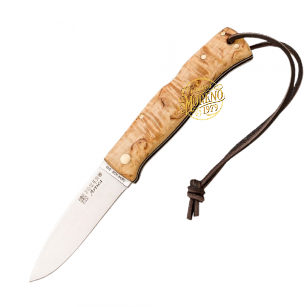 Navaja Bushcraft JOKER ÁRTICA Abedul Rizado Filo Liso