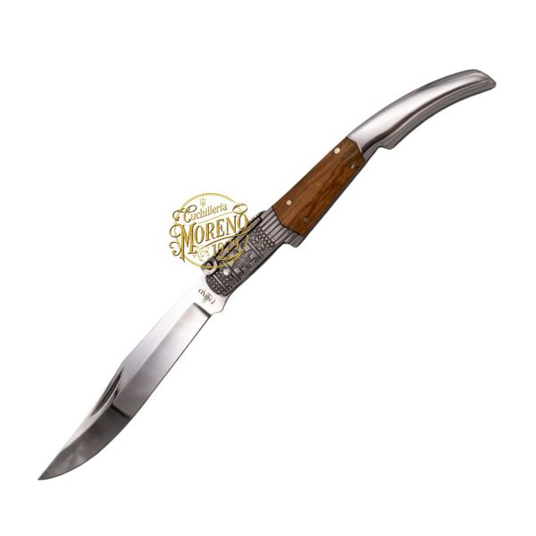 Navaja Carraca Árabe THIRD Olivo Decorada Lujo 13cm