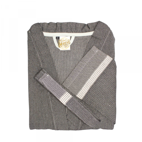 Albornoz NATTE Negro 100% Algodón Talla XXL