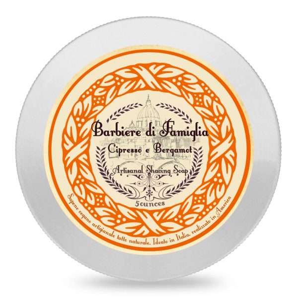 Jabón de Afeitar A&E BARBIERE DI FAMIGLIA CIPRESSO E BERGAMOT