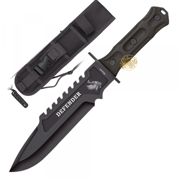 Cuchillo Táctico ALBAINOX DEFENDER Negro