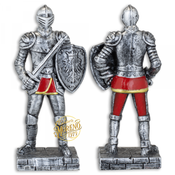Figura Resina Guerrero Medieval Espada TOLE10 18cm
