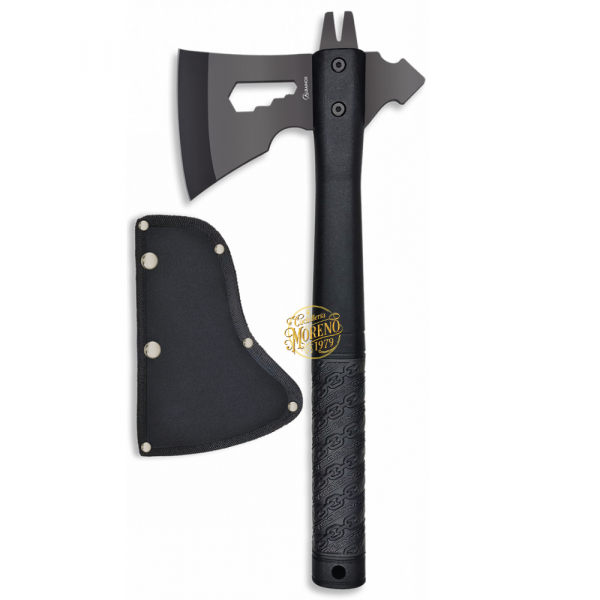 Hacha Táctica ALBAINOX Negra con Funda