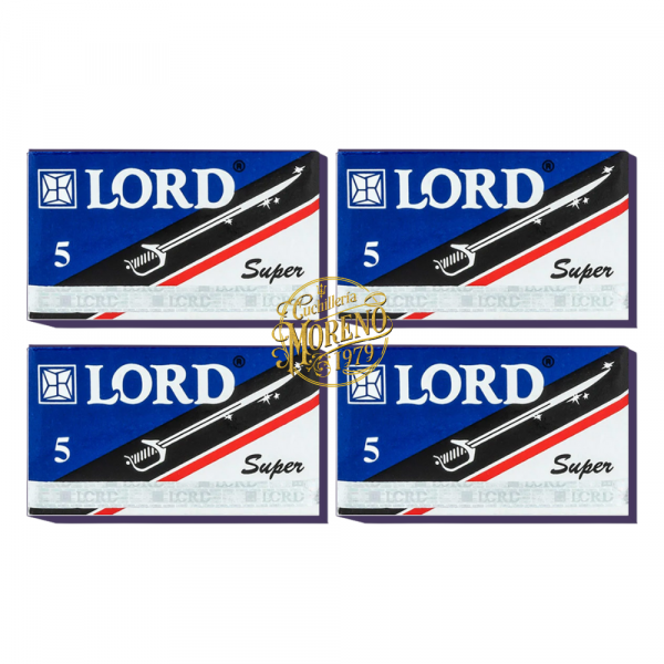Pack Cuchillas Afeitar doble Filo LORD SUPER 20 Unidades