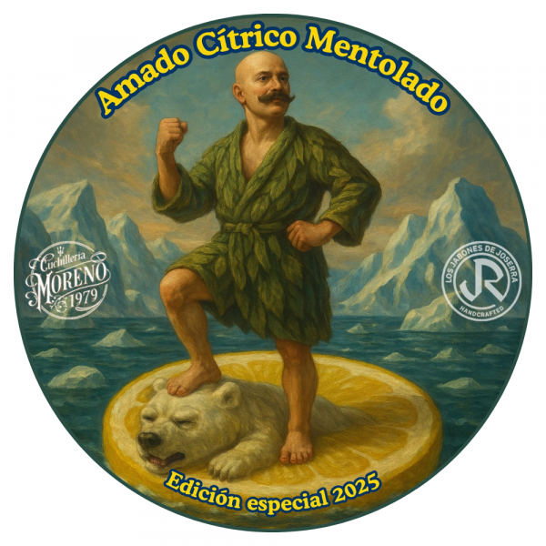 Jabón de Afeitar Artesanal AMADO CÍTRICO MENTOLADO 2025 By Los Jabones de Joserra