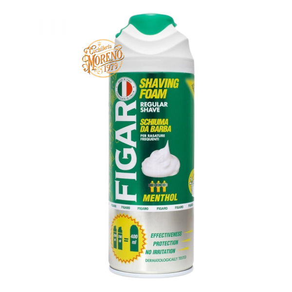 Espuma de Afeitar FIGARO MENTOL 400ml
