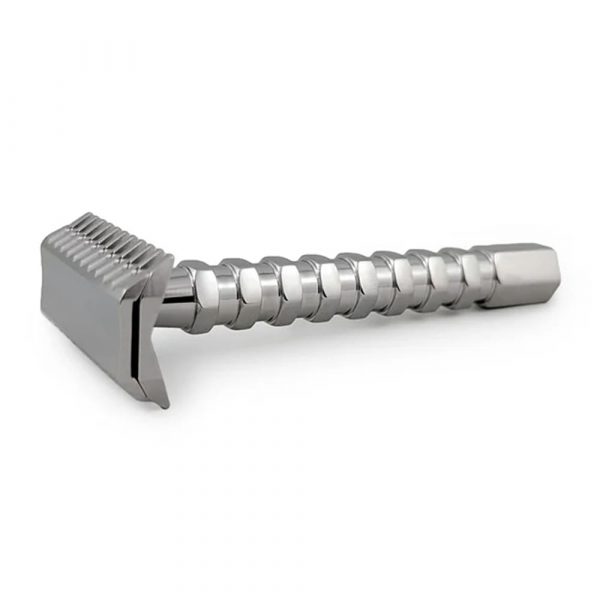 Maquinilla Afeitar Clásica Doble Peine Abierto RAZOROCK DAILY DOC STANDARD Puño Cyber