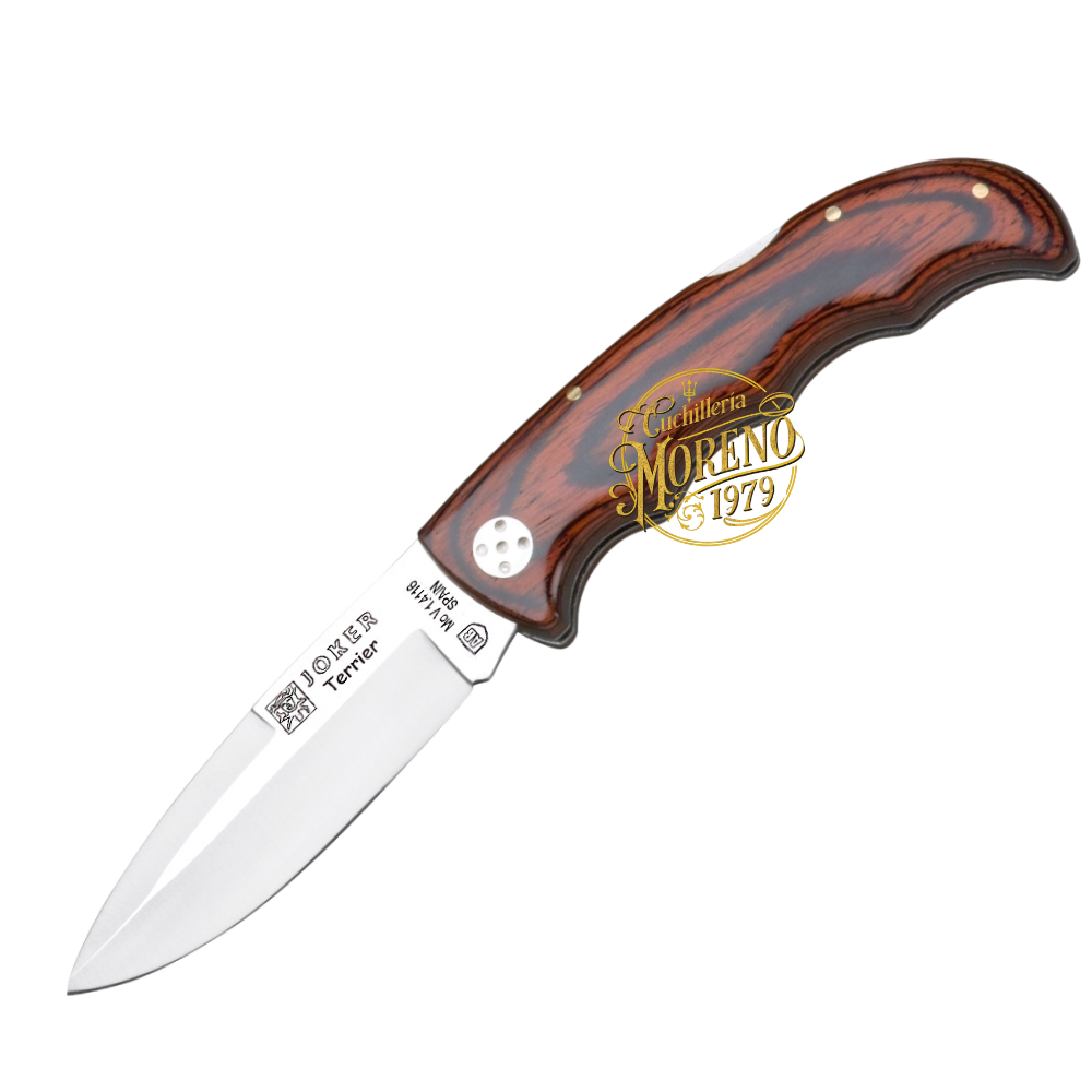 Navaja JOKER TERRIER SP Madera Roja