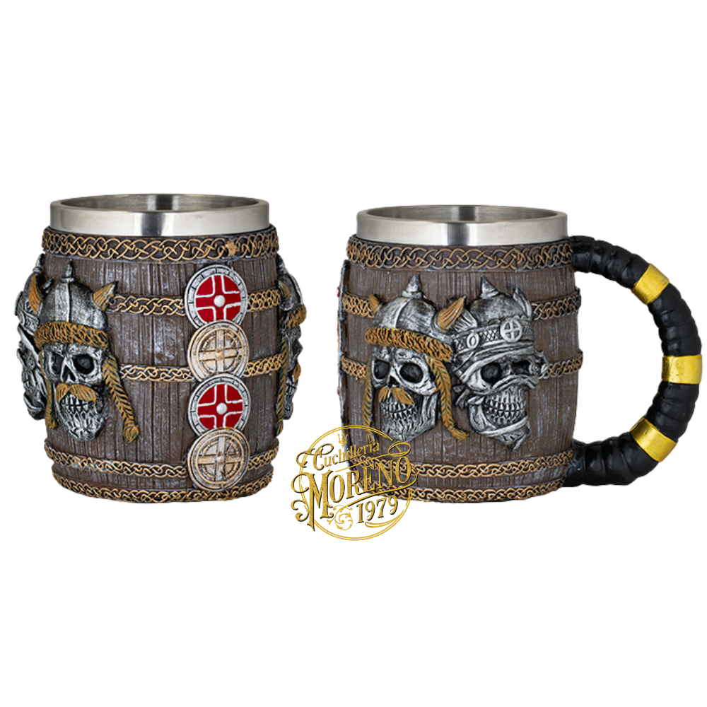 Taza Resina Ornamentación Resina DEATH VIKINGS TOLE10 IMPERIAL